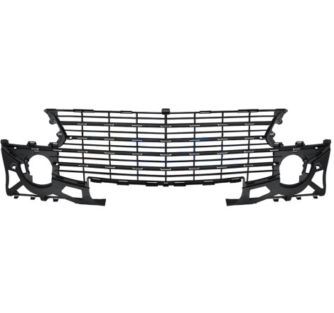 Grille De Pare-Choc Avant Noir Pour Peugeot 307 Phase 2 (2005-2009) - Repiauto