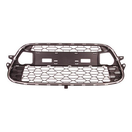 Grille De Pare-Choc Avant Citroën C3 Phase 1 (2009-2013) Avec Moulure Chromée Sport - Repiauto Quality