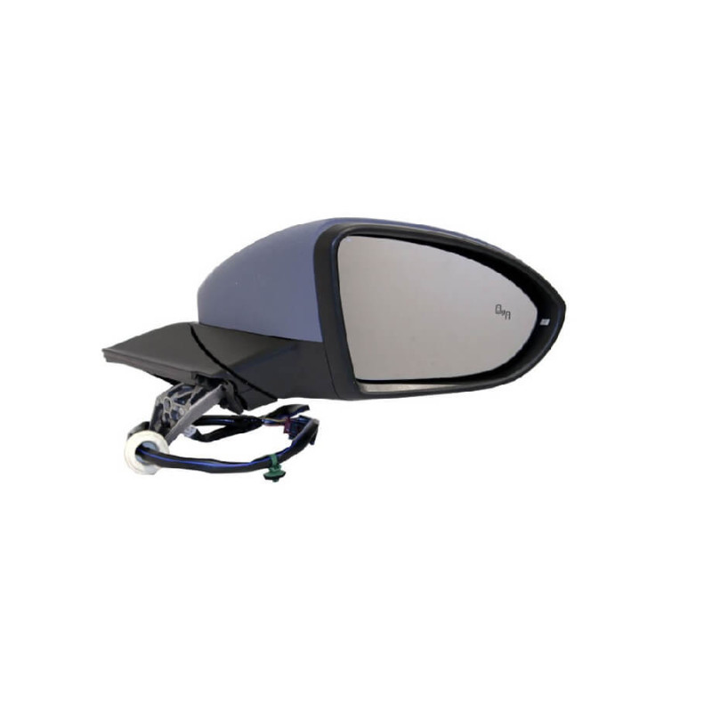 Voiture électrique pliant rétroviseur ensemble miroir chauffant miroir avec  lumière pour golf 7 Mk7 2014-2016 5g
