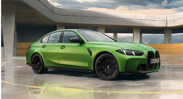 Photo d'une bmw de face